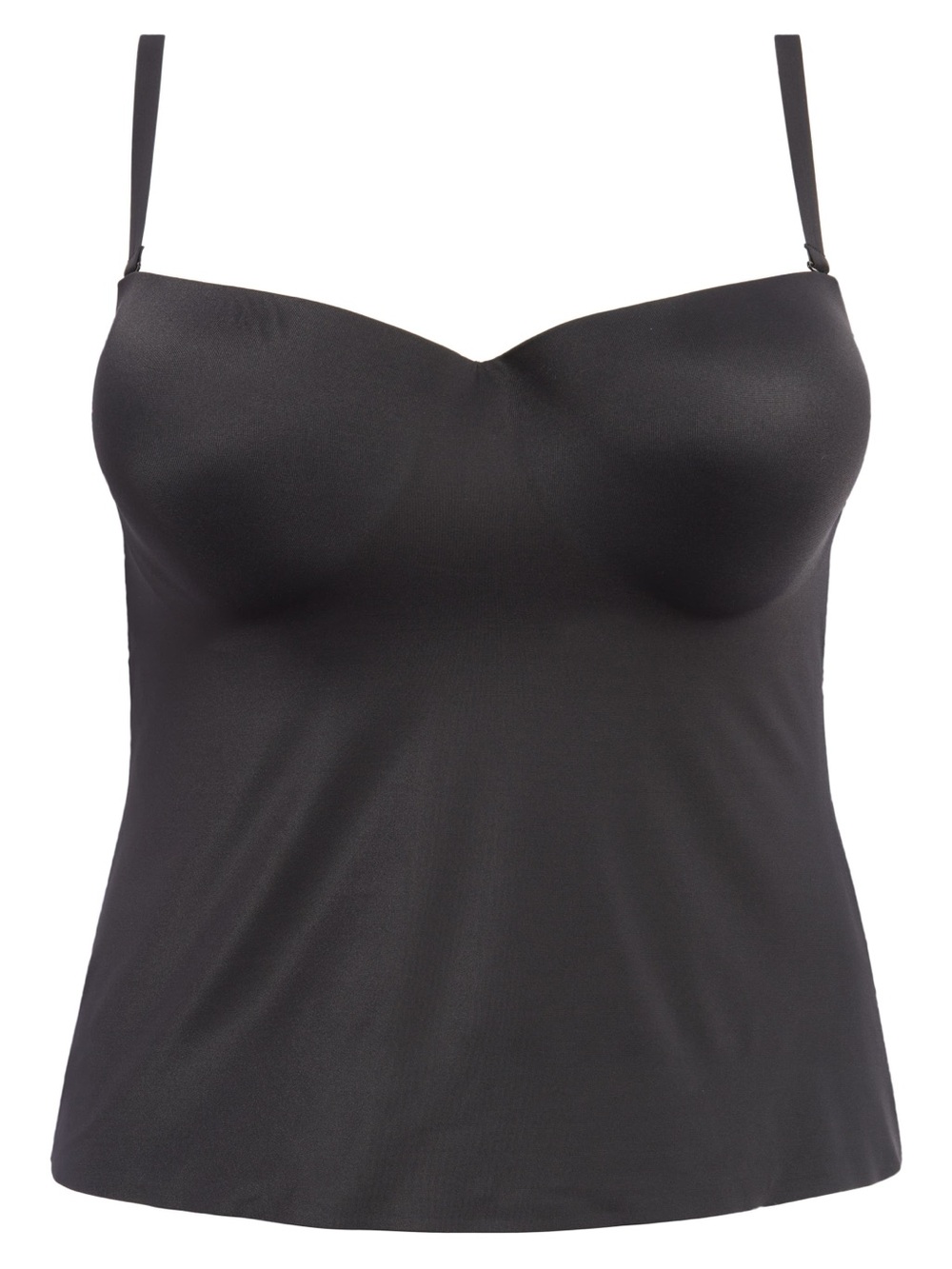 NWT SKIMS Black Sculpting Tank with Built-In Bra | Onyx